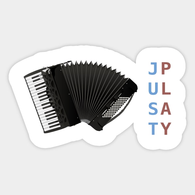 Just Play the Accordeon Sticker by NorseTech